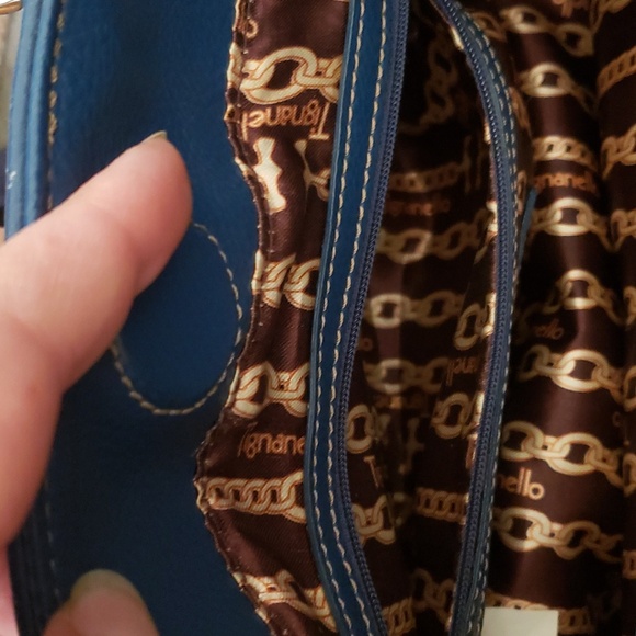 Tignanello Deep Ocean Blue Perfect 10 Tote Bag - Picture 12 of 14